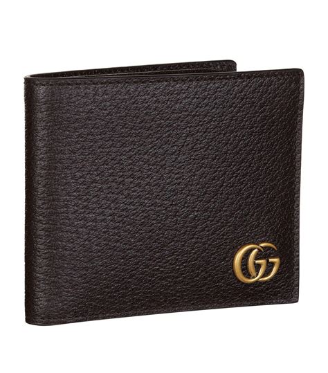 gucci wallet with id window brown|brown gucci wallet men.